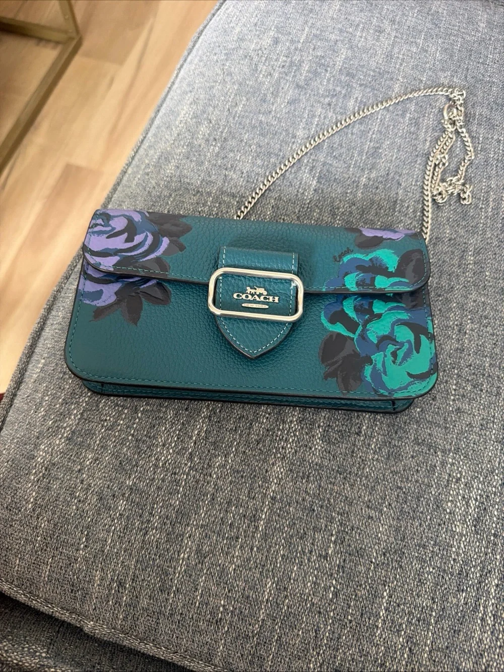 Authentic Coach Morgan Crossbody with Jumbo Floral Print
